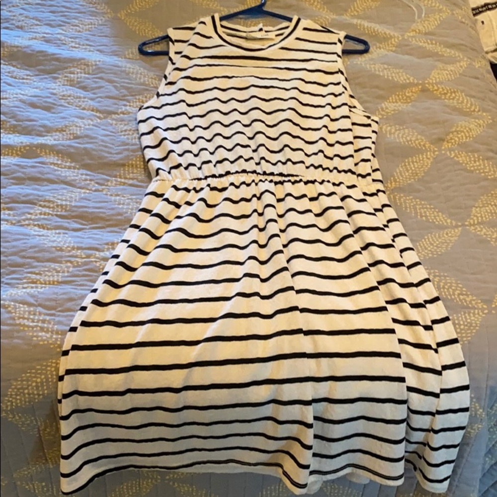 Black and white dress